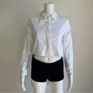 Jonathan Simkhai White Button Down Top NEW WITH TAGS!